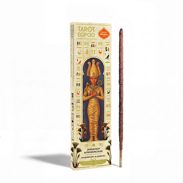 Incenso Sagrada Madre Tarot Egipcio - Cardamomo y Olíbano