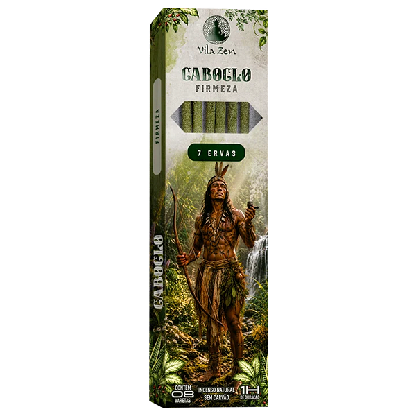 Incenso Linha Natural Vila Zen - Linha Umbanda - Cabloco