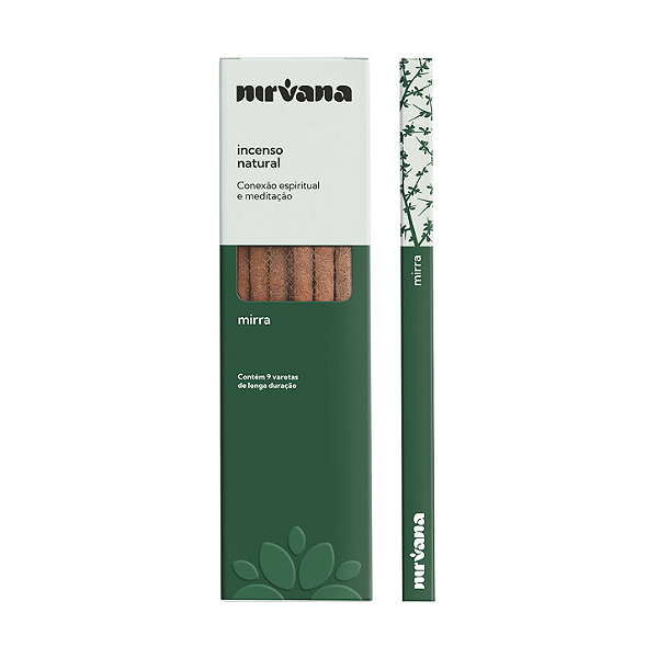 Incenso Nirvana Natural Vareta - Mirra