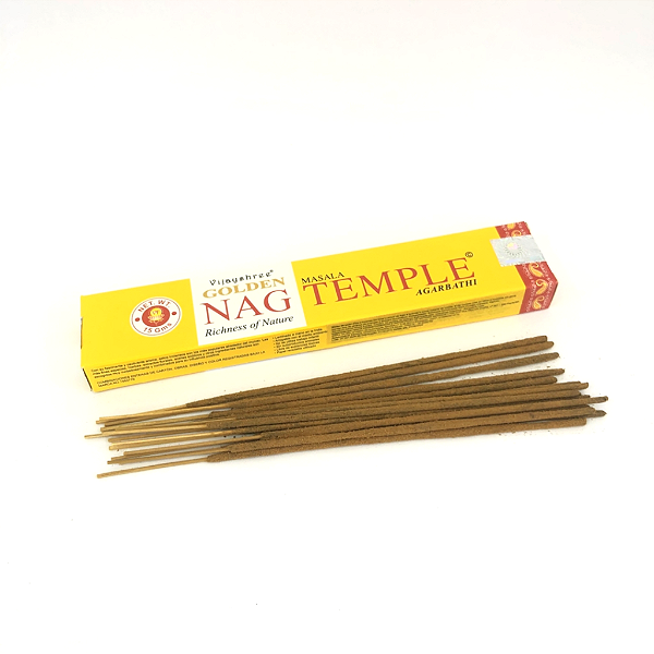 Incenso Nag Golden Vareta - Temple