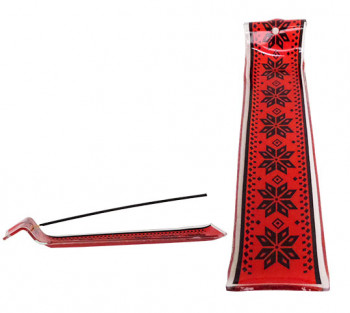 Incensário de Vidro Horizontal Arabesco 5x23