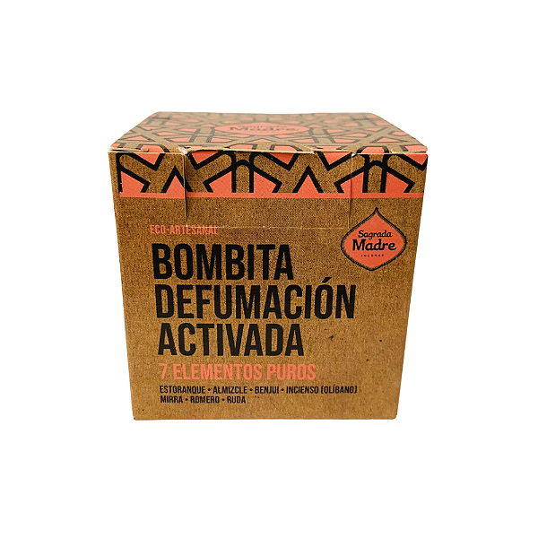 Bombinha de Defumação Sagrada Madre - 7 Elementos Puros 8 unidades