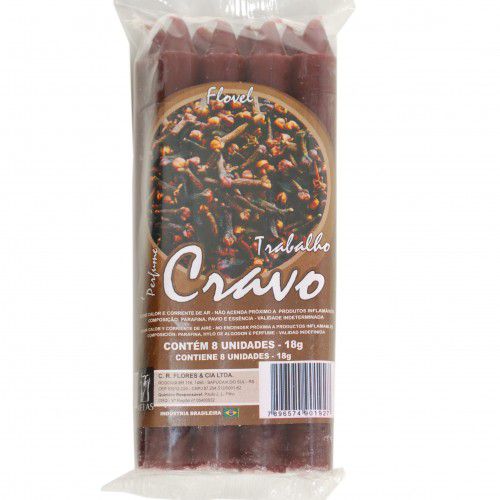 Vela Perfumada de Cravo (Palito) - Flovel