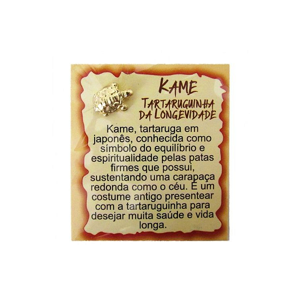 Amuleto de Metal Kame