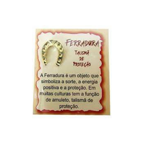 Amuleto de Metal Ferradura