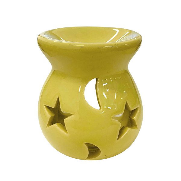 Difusor Rechaud Estrelas Creme 9 cm