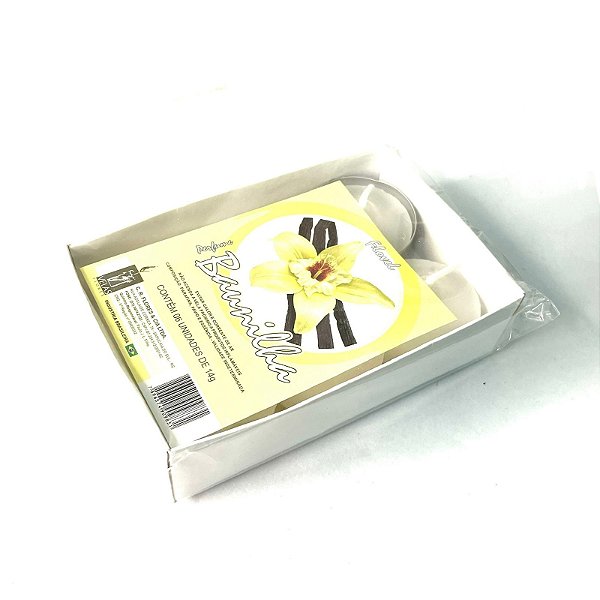 Vela Flovel Perfumada Rechaud - Baunilha 14g