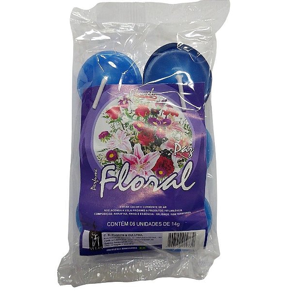 Vela Rechaud 14g Perfumada - Floral