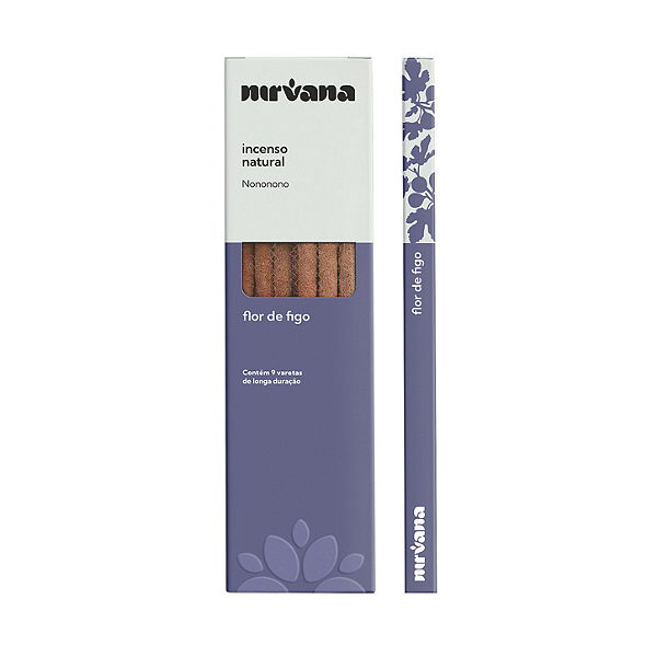 Incenso Nirvana Natural Vareta - Flor de Figo