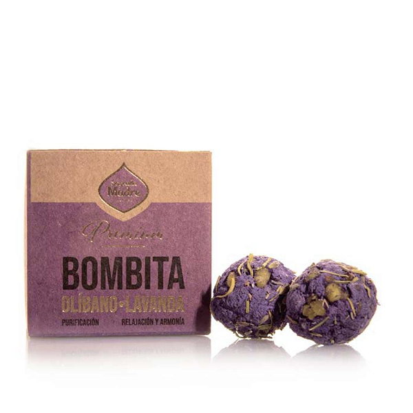 Sagrada Madre - Bombette Di Incenso Naturali, 8 Pezzi, Olibano E Lavanda, 3 Cm, Combustione 8-10 Min, Dall'Argentina