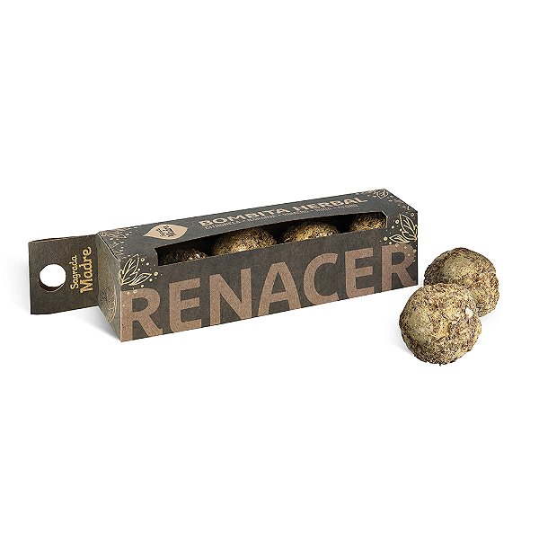 Bombinha de Defumação Sagrada Madre Herbal - Renascer 4 Unidades