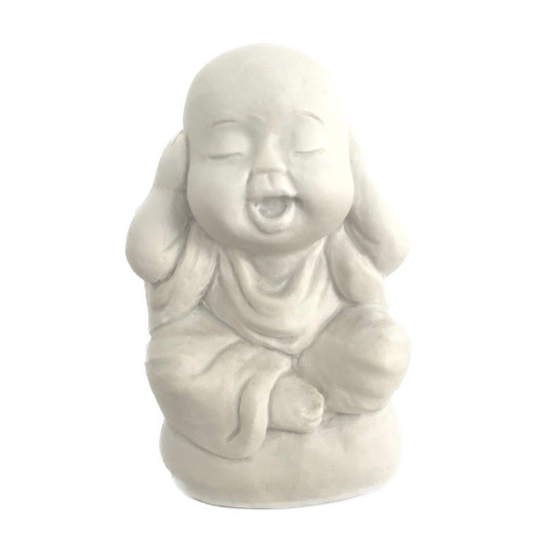 Estátua Marmorite Buda Bebê - 22 cm
