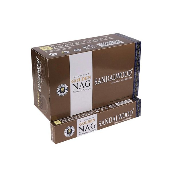 Incenso Nag Golden Vareta - Sandalwood