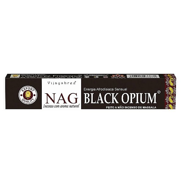 Incenso de Massala Golden Nag Black Opium