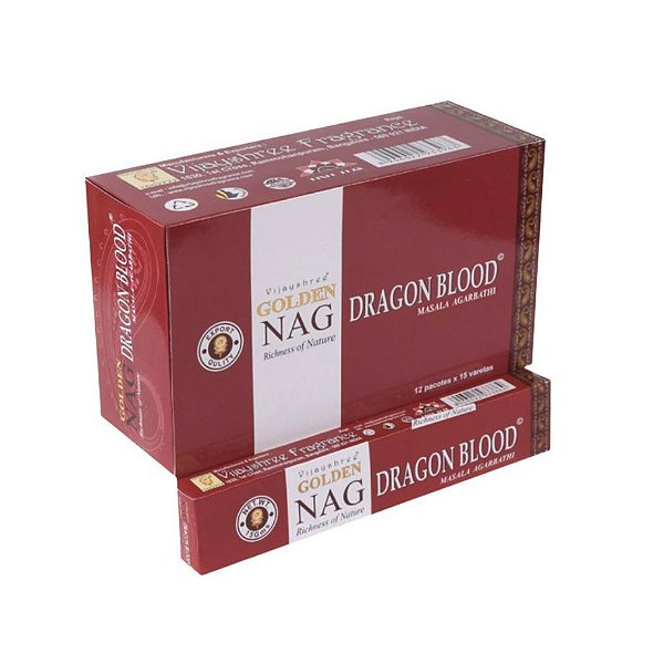 Incenso Golden Nag Dragon Blood - Box com 12 und.