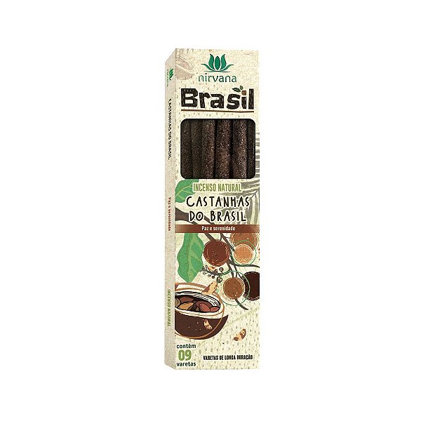 Incenso Nirvana Brasil Vareta - Castanha do Brasil