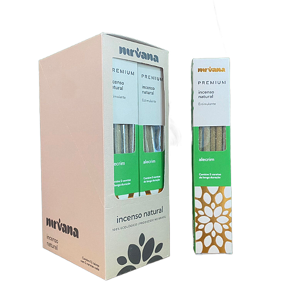 Box Incenso Nirvana Premium Vareta - Alecrim