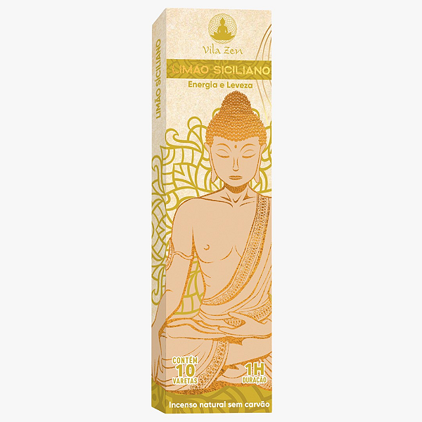 Incenso Vila Zen Natural Vareta - Limão Siciliano