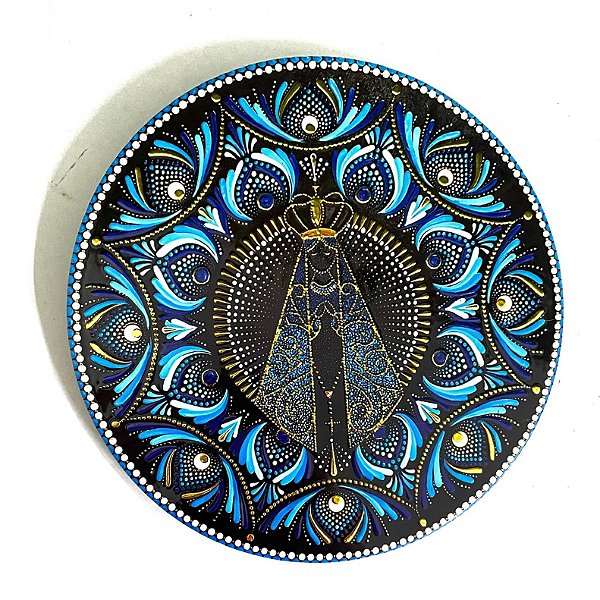 Enfeite de Parede Nossa Senhora Aparecida - Azul