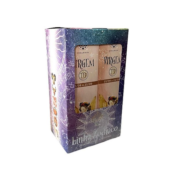 Box Incenso Dharma Natural Vareta - Signo Virgem