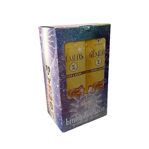 Box Incenso Dharma Natural Vareta - Signo Gêmeos
