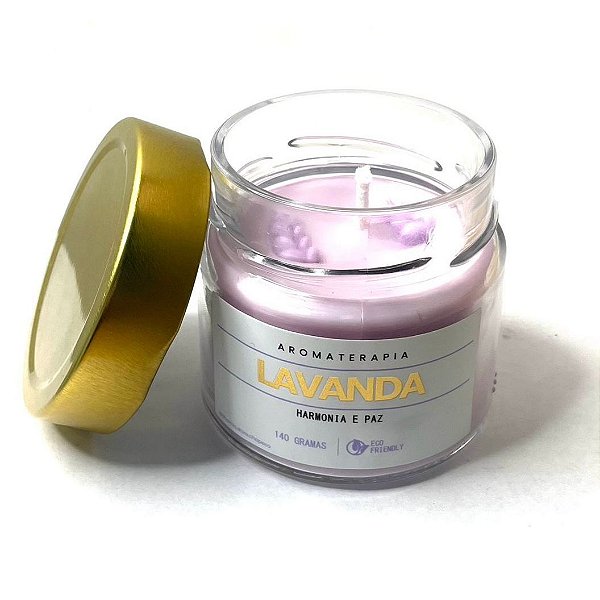 Vela Aromática Dharma 140g - Lavanda