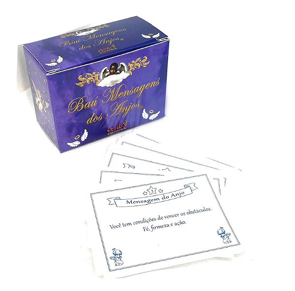 Baú Mensagens dos Anjos - 64 Cartas