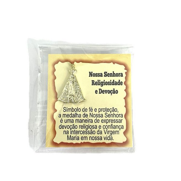 Amuleto de Metal Nossa Senhora