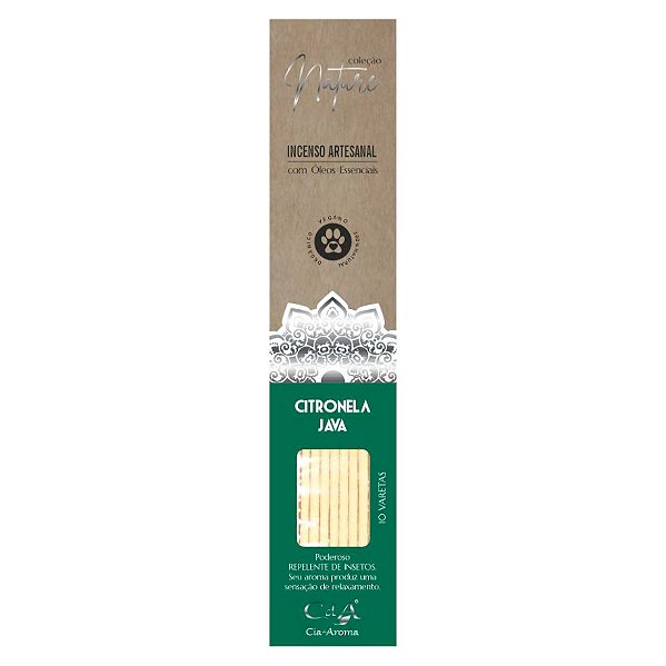 Incenso Cia Nature - Citronela Java