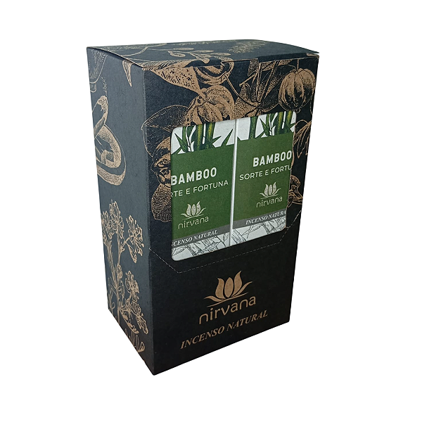 Box Incenso Nirvana Natural Vareta - Bambu