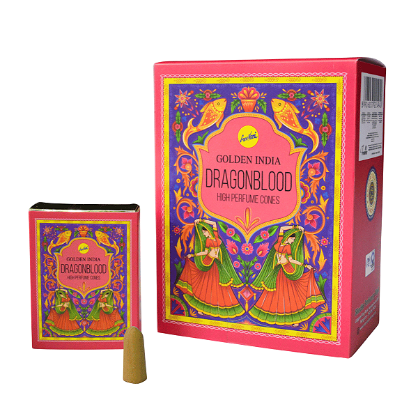 Incenso Cascata Golden India - DragonBlood