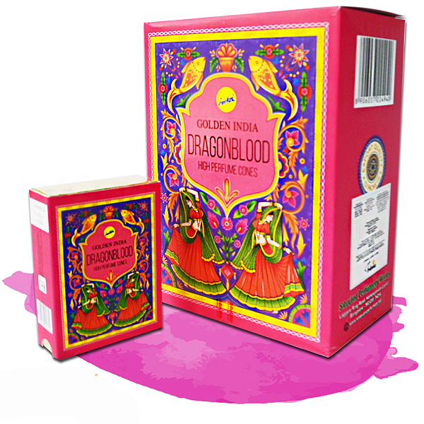 Box Incenso Cascata Golden India - DragonBlood