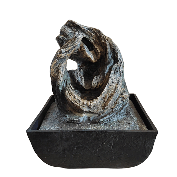 Fonte de Agua em Resina Gruta de Pedra - P 18cm