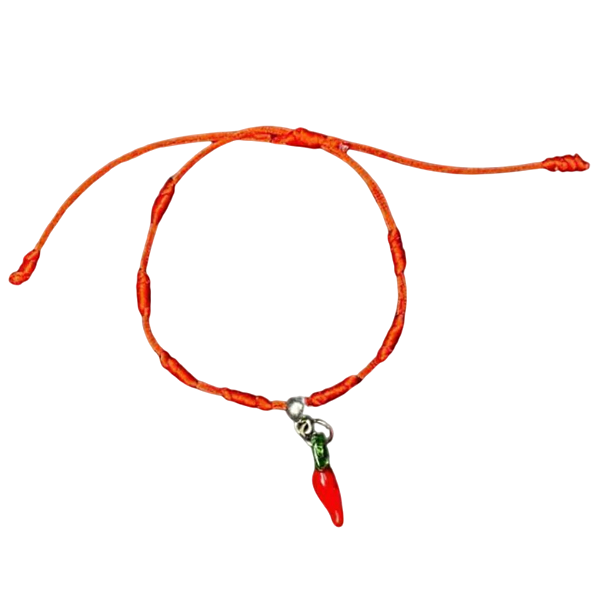 Pulseira 7 Nós Vermelha Kaballa Com Pimenta