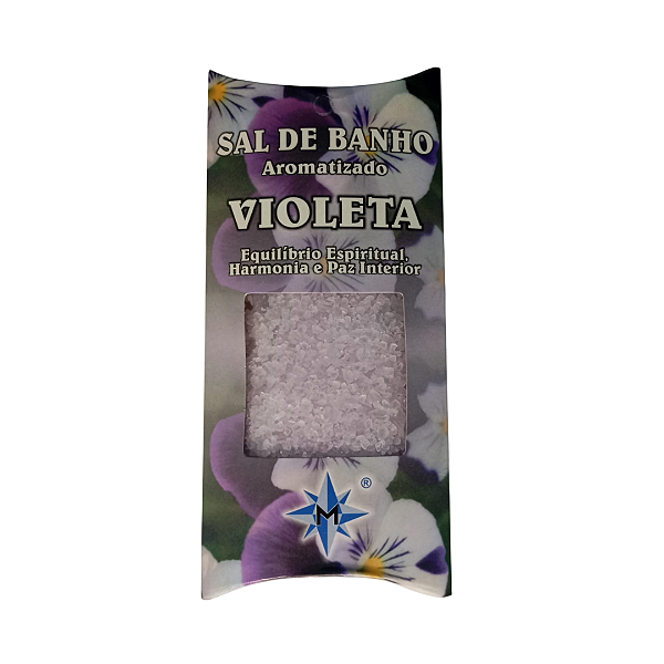 Sal de Banho Aromatizado 100g - Violeta