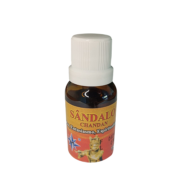 Essência Importada de Sândalo 15ml - Entusiasmos e Espiritualidade