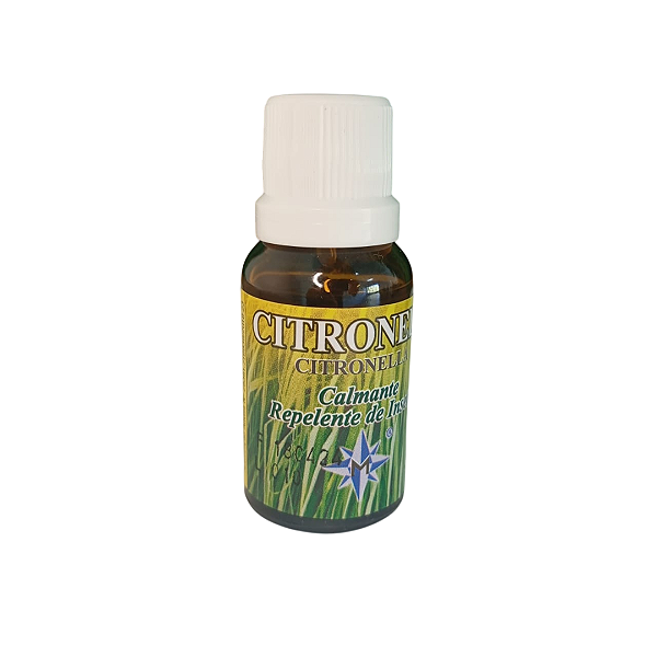 Essência Importada de Citronela 15ml - Calmante e Repelente de Insetos