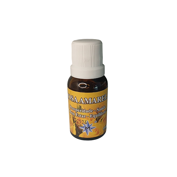 Essência Importada de Rosa Amarela 15ml - Bem Estar e Saúde