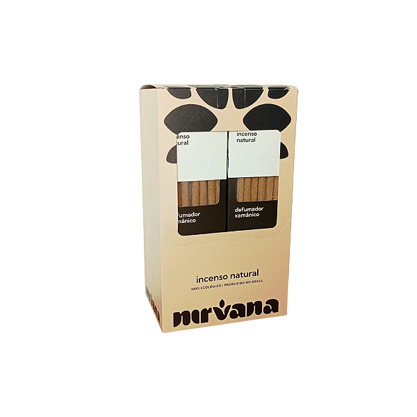 Box Incenso Nirvana Natural Vareta - Defumador Xamânico
