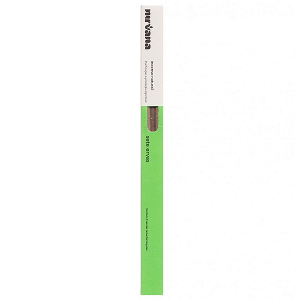 Incenso Nirvana Natural 4 Varetas - Sete Ervas