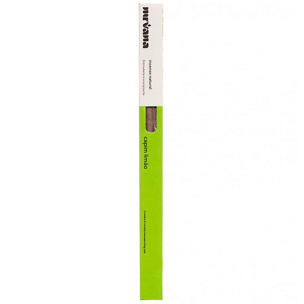 Incenso Nirvana Natural 4 Varetas - Capim Limão