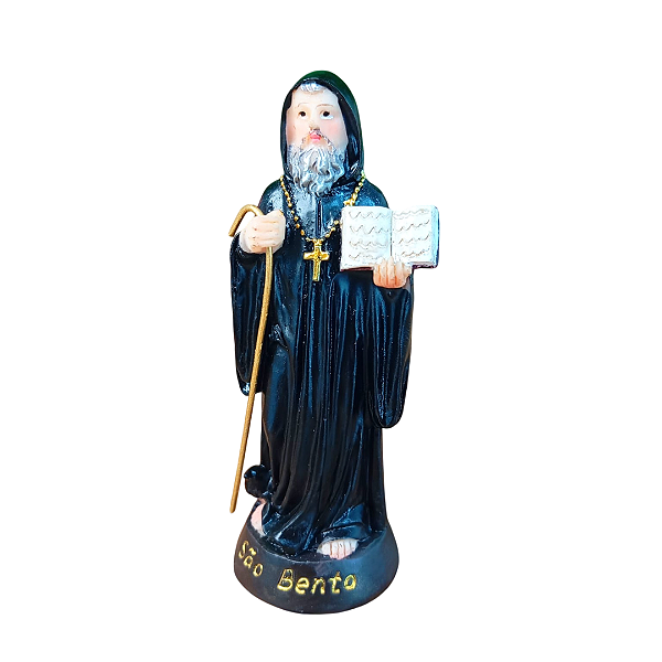Estatueta em Resina - São Bento 8,5cm