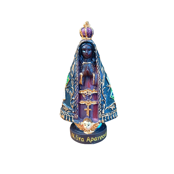 Estátua em Resina Nossa Senhora Aparecida 8cm