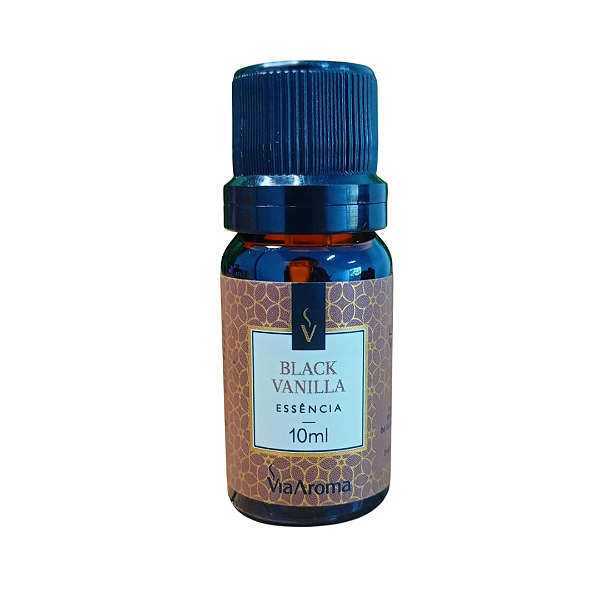 Essência Via Aroma 10ml - Classica Black Vanilla
