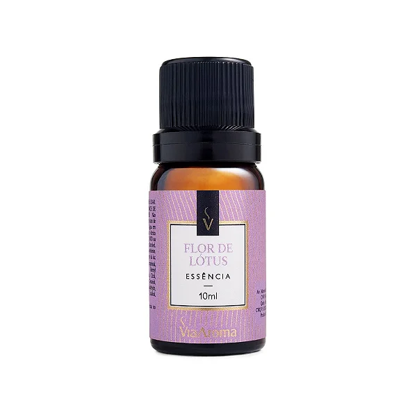 Essência Via Aroma Flor de Lótus - 10 ml
