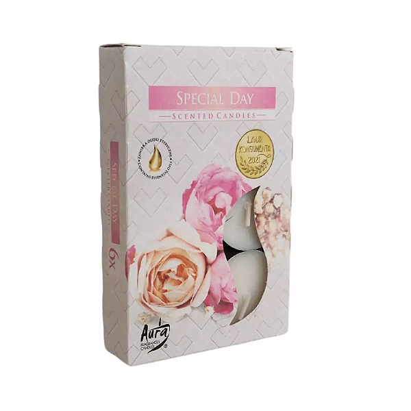 Vela Aura Perfumada Rechaud - Dia Especial