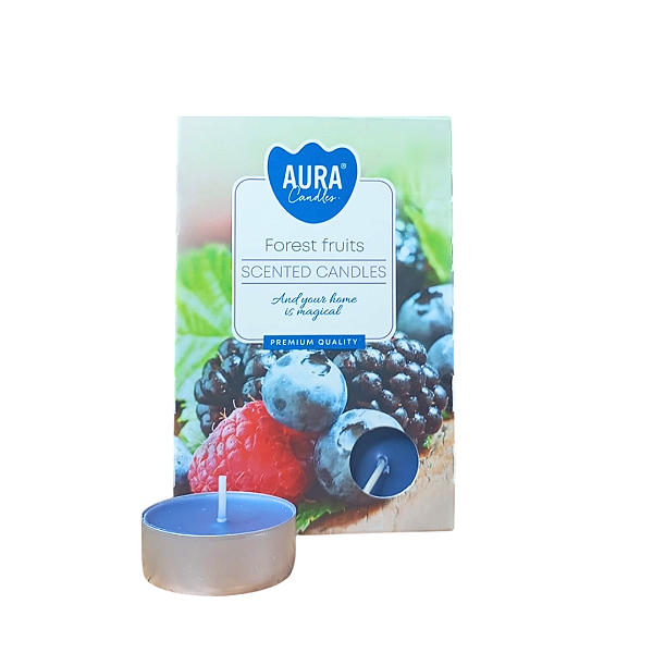 Vela Aura Perfumada Rechaud - Frutas da Floresta