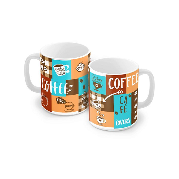 Caneca Porcelana 320 ml - Café