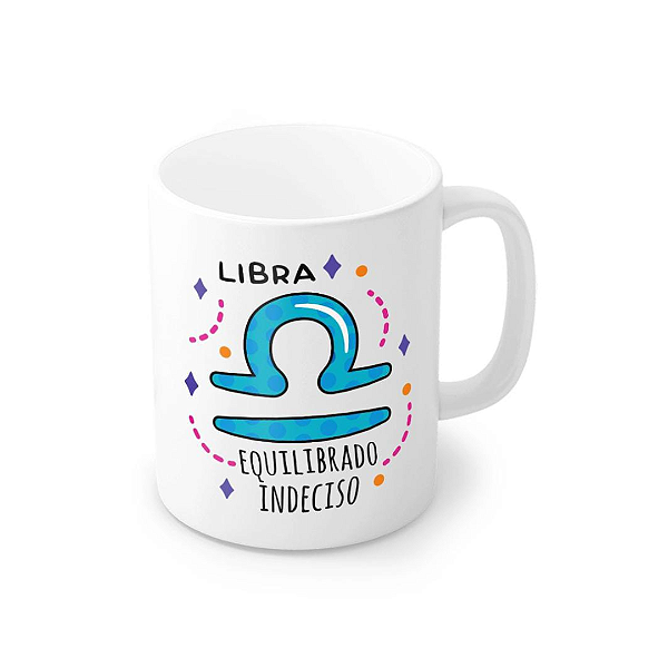 Caneca Porcelana Libra 320 ml - Equilibrado