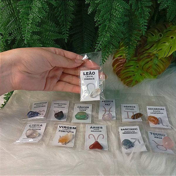 Kit Pedras Naturais dos Signos
